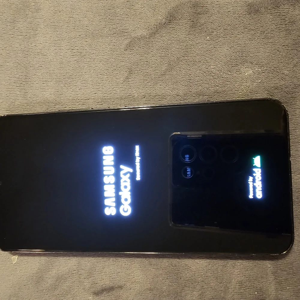 Samsung Galaxy s22 phone in phantom black